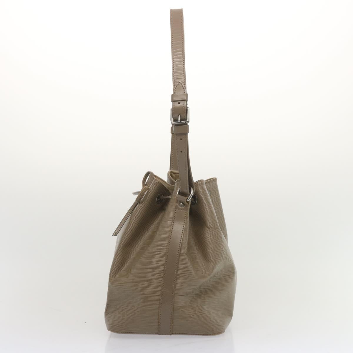 LOUIS VUITTON Epi Petit Noe Shoulder Bag Gray Pepper M4410C LV 68819
