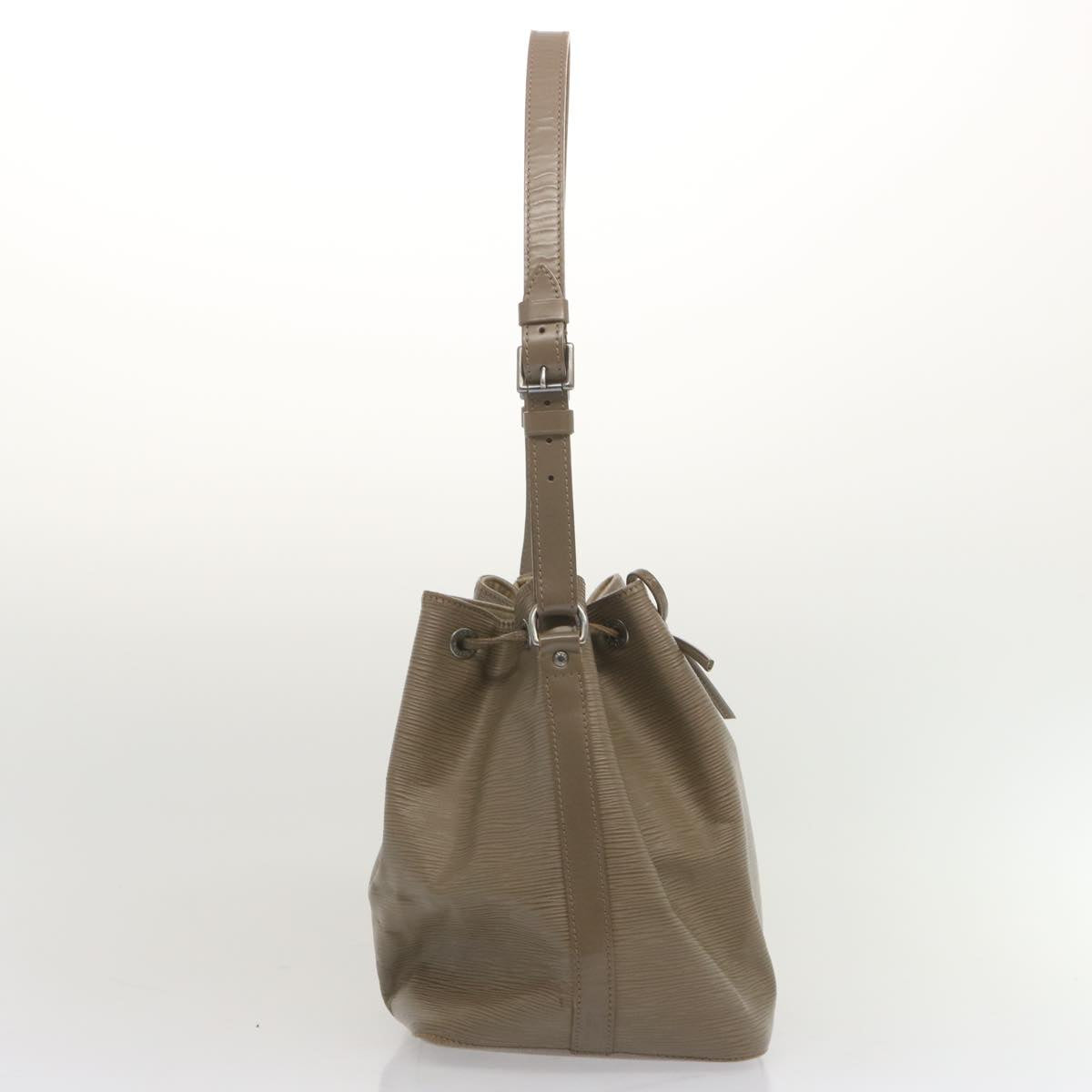 LOUIS VUITTON Epi Petit Noe Shoulder Bag Gray Pepper M4410C LV 68819
