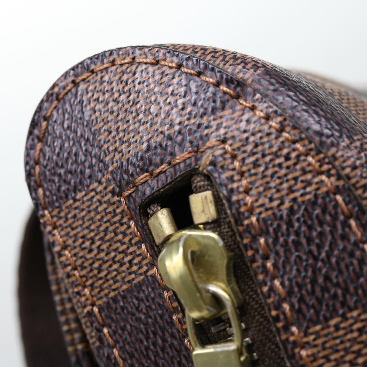 LOUIS VUITTON Damier Ebene Geronimos Shoulder Bag N51994 LV 68821