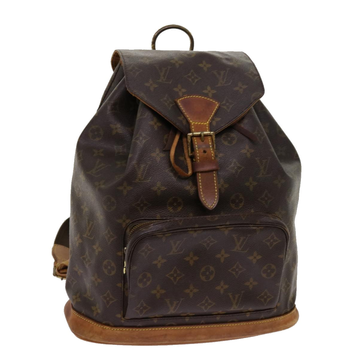 LOUIS VUITTON Monogram Montsouris GM Backpack M51135 LV 68861