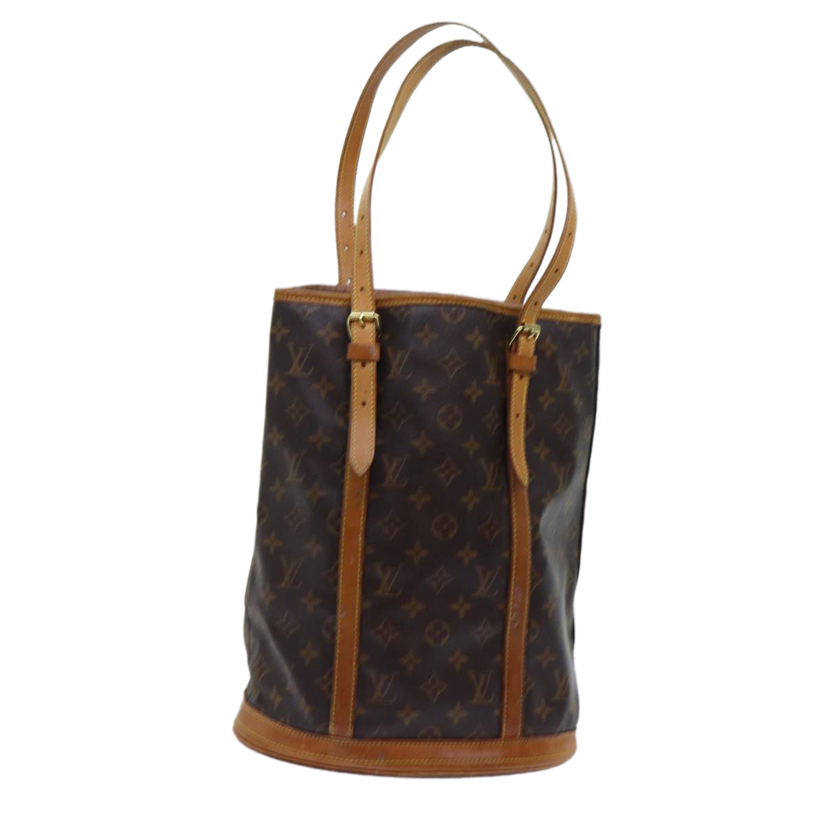 LOUIS VUITTON Monogram Bucket GM Shoulder Bag M42236 LV 68863