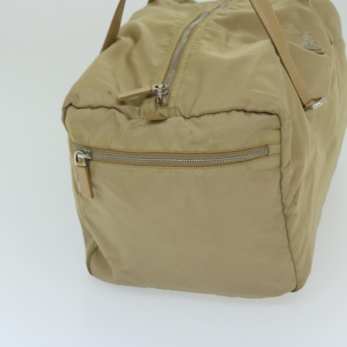 Luxury PradaHand Bag Nylon Beige 68875