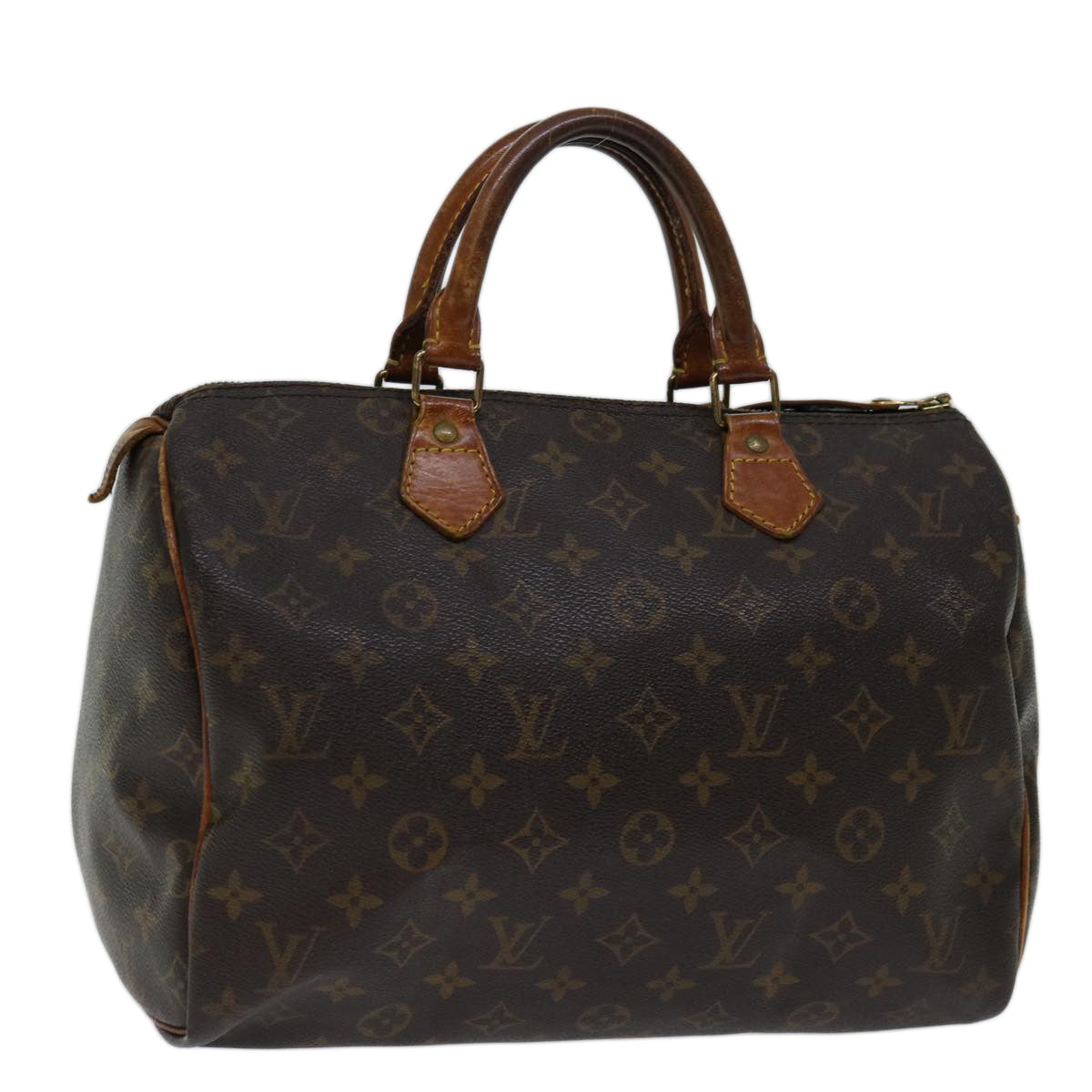 LOUIS VUITTON Monogram Speedy 30 Hand Bag M41526 LV 68878
