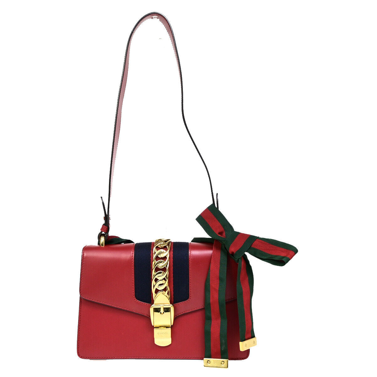 Luxury Gucci Trending 2025 Sylvie  Leather Shoulder Bag ()