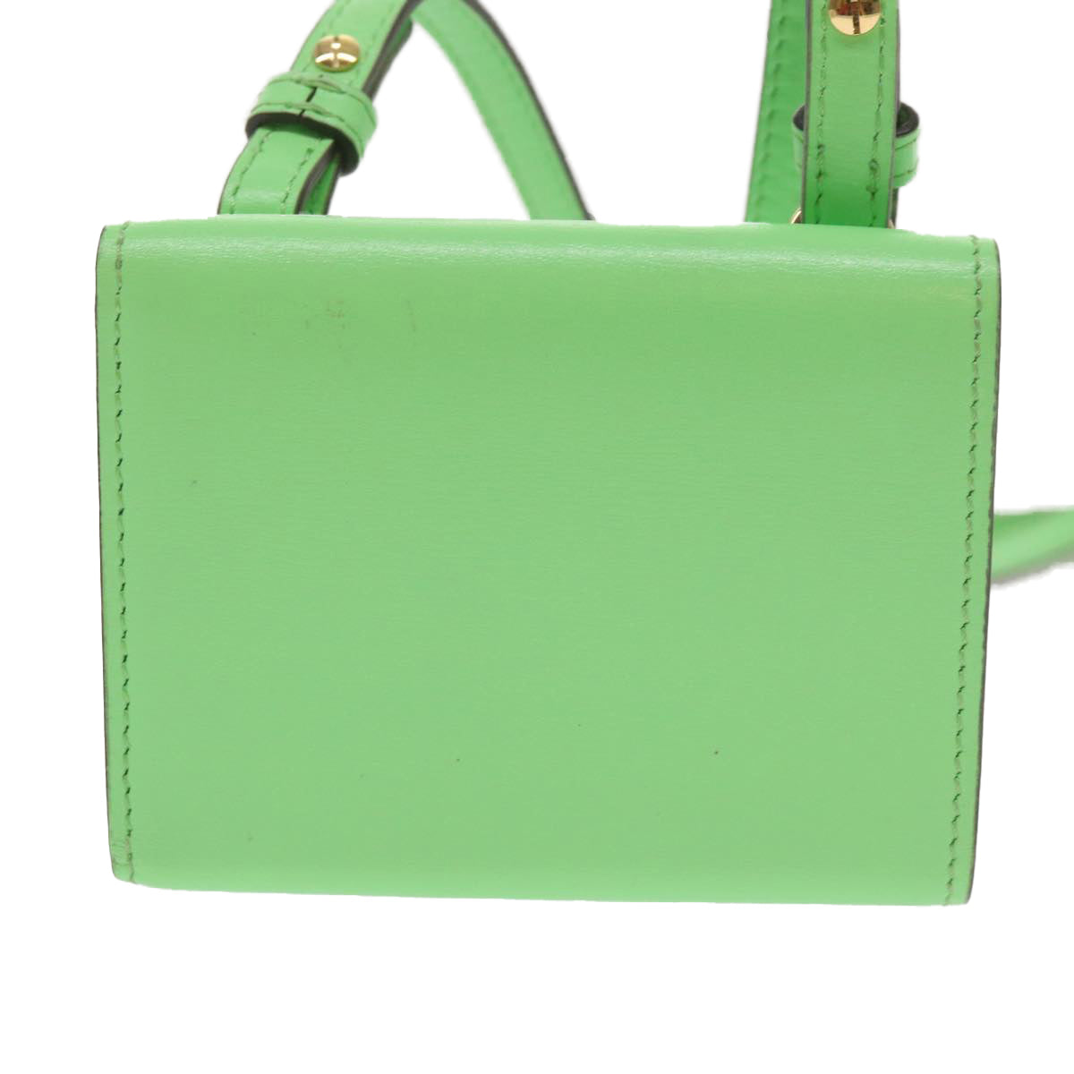 Luxury FendiMamma Baguette Shoulder Bag Leather Green68908A