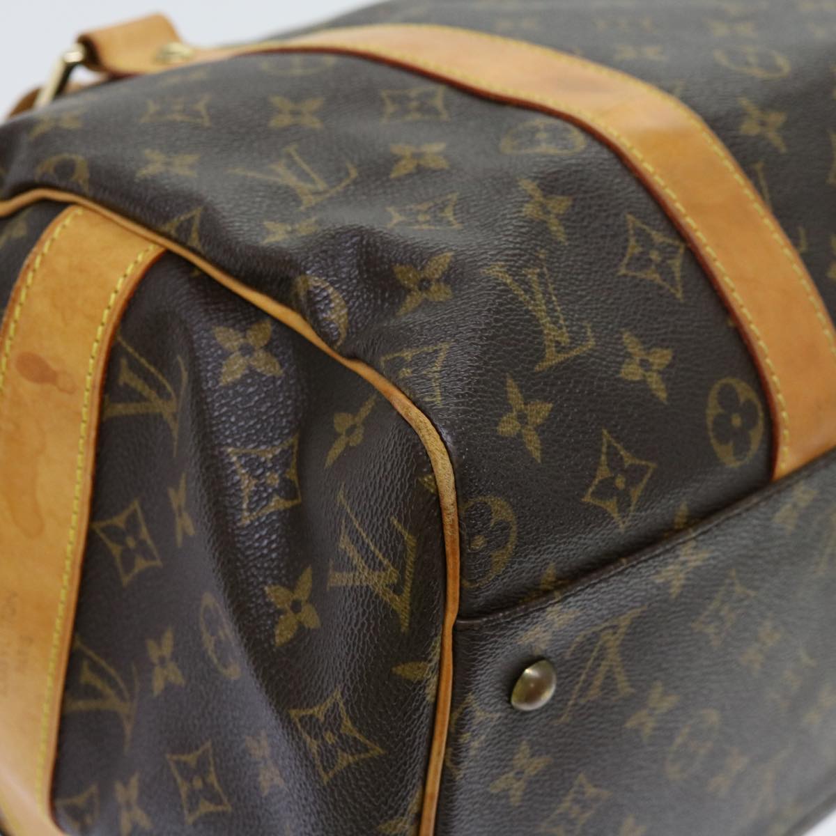 LOUIS VUITTON Monogram Carryall Boston Bag M40074 LV 68919