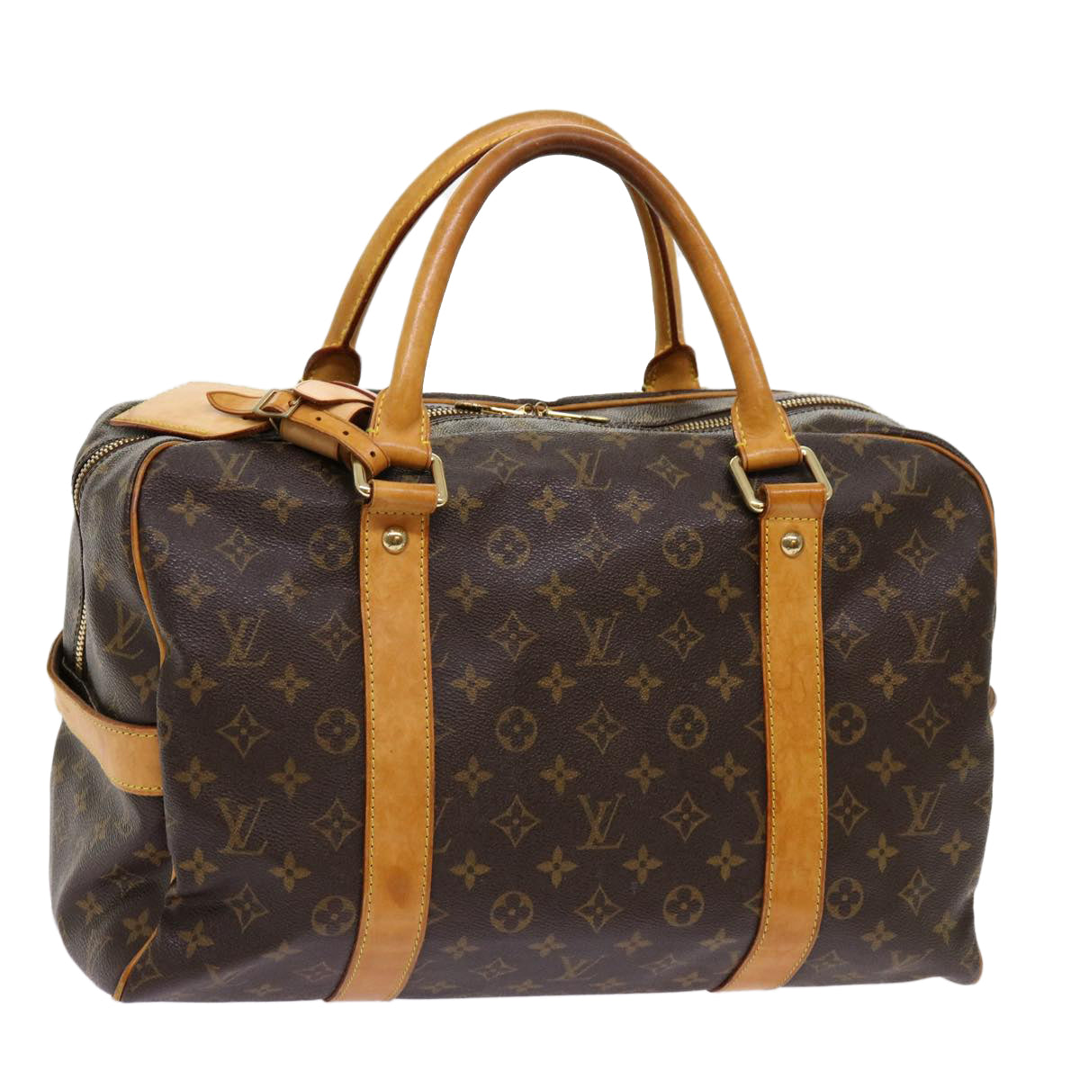 LOUIS VUITTON Monogram Carryall Boston Bag M40074 LV 68919