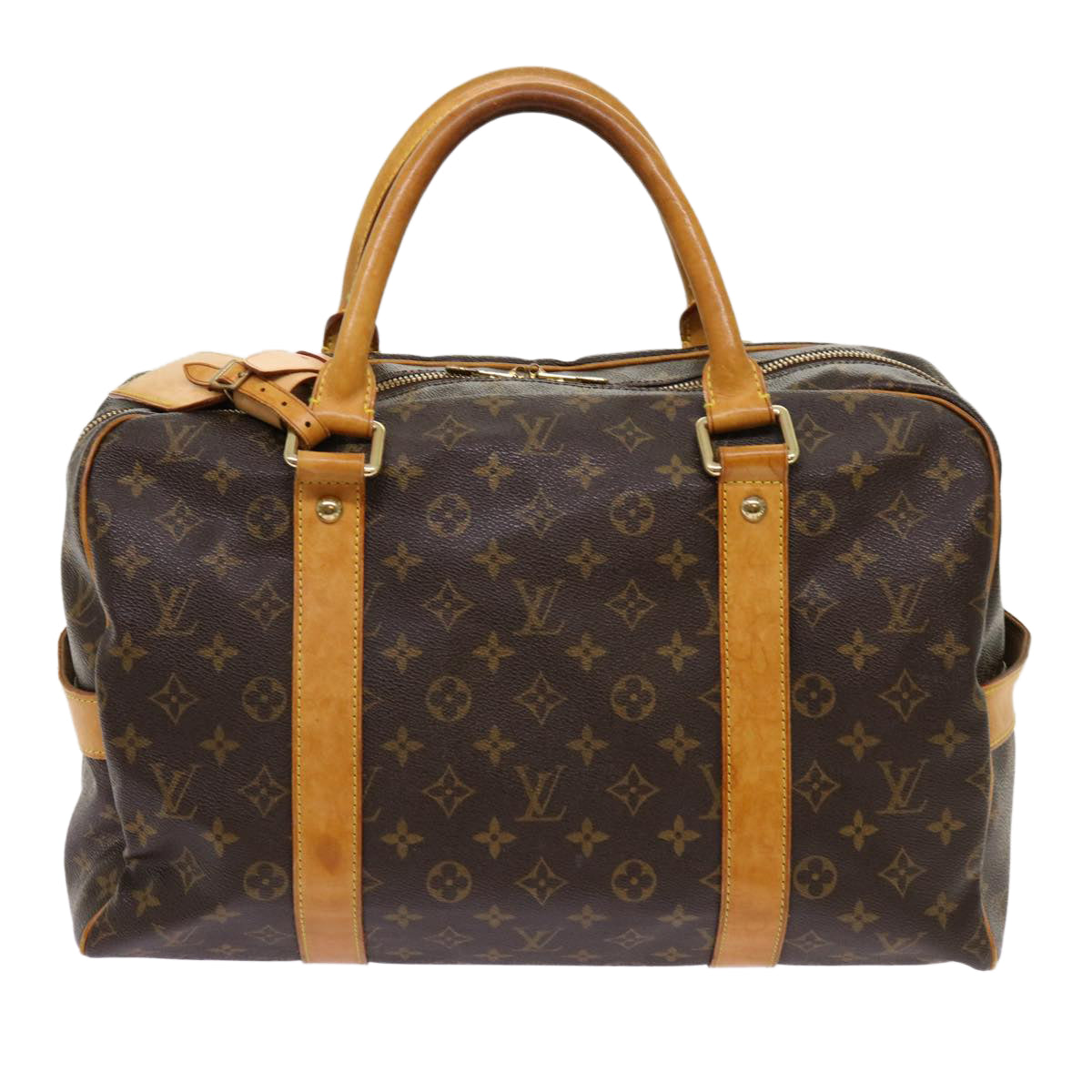 LOUIS VUITTON Monogram Carryall Boston Bag M40074 LV 68919