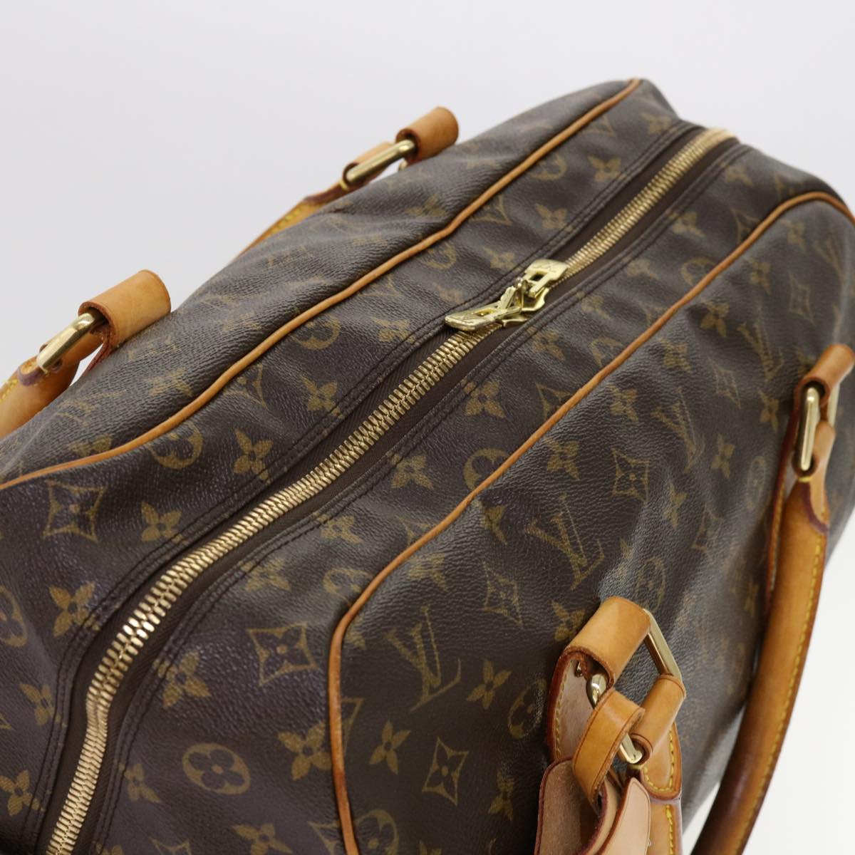LOUIS VUITTON Monogram Carryall Boston Bag M40074 LV 68919