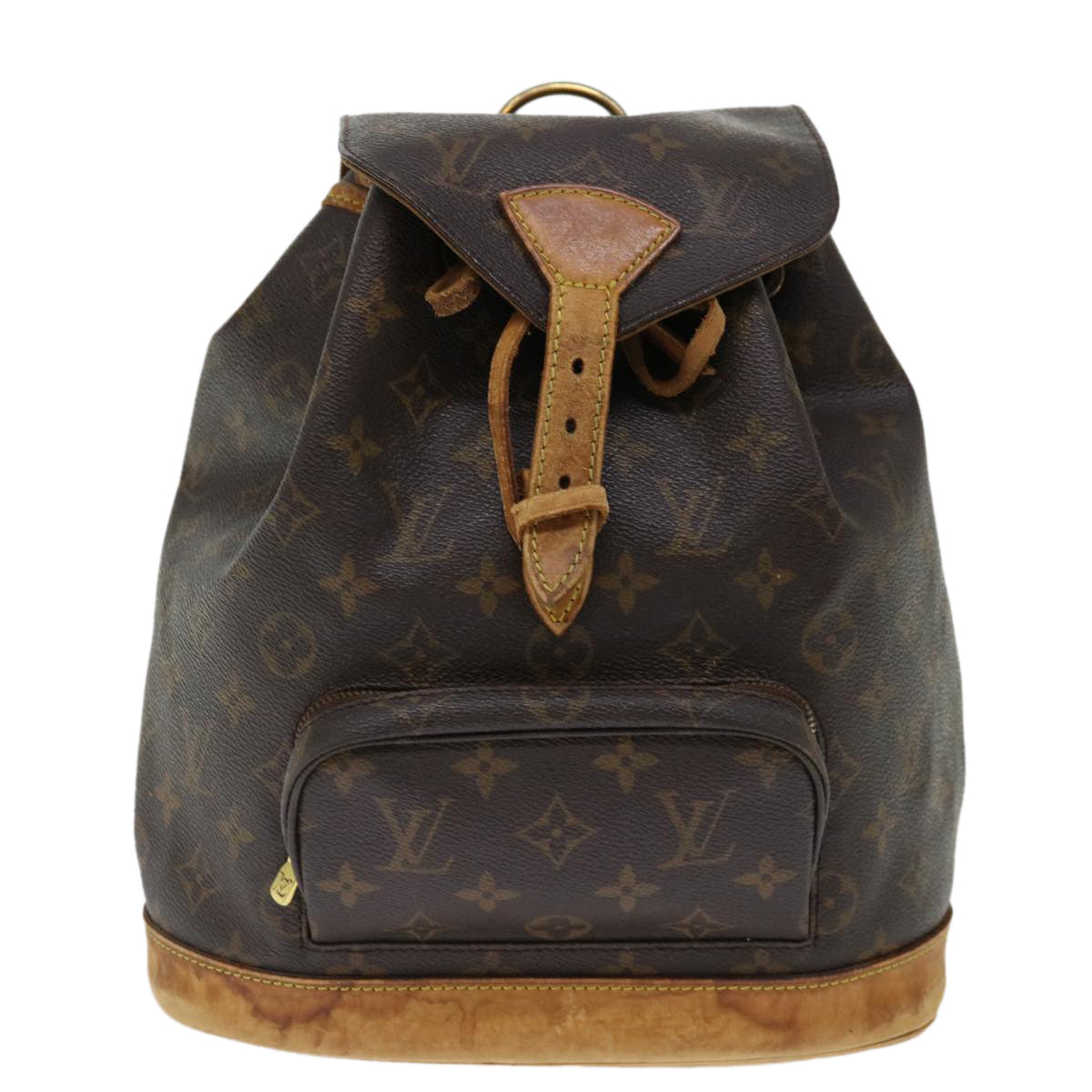 LOUIS VUITTON Monogram Montsouris MM Backpack M51136 LV 68950