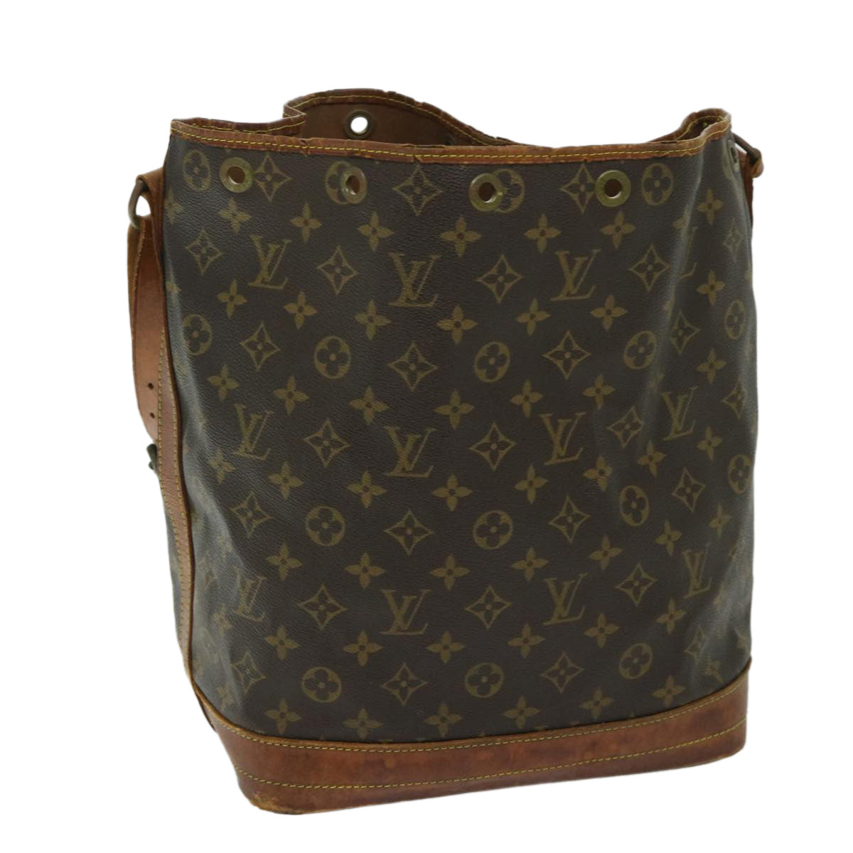 LOUIS VUITTON Monogram Noe Shoulder Bag M42224 LV 68953