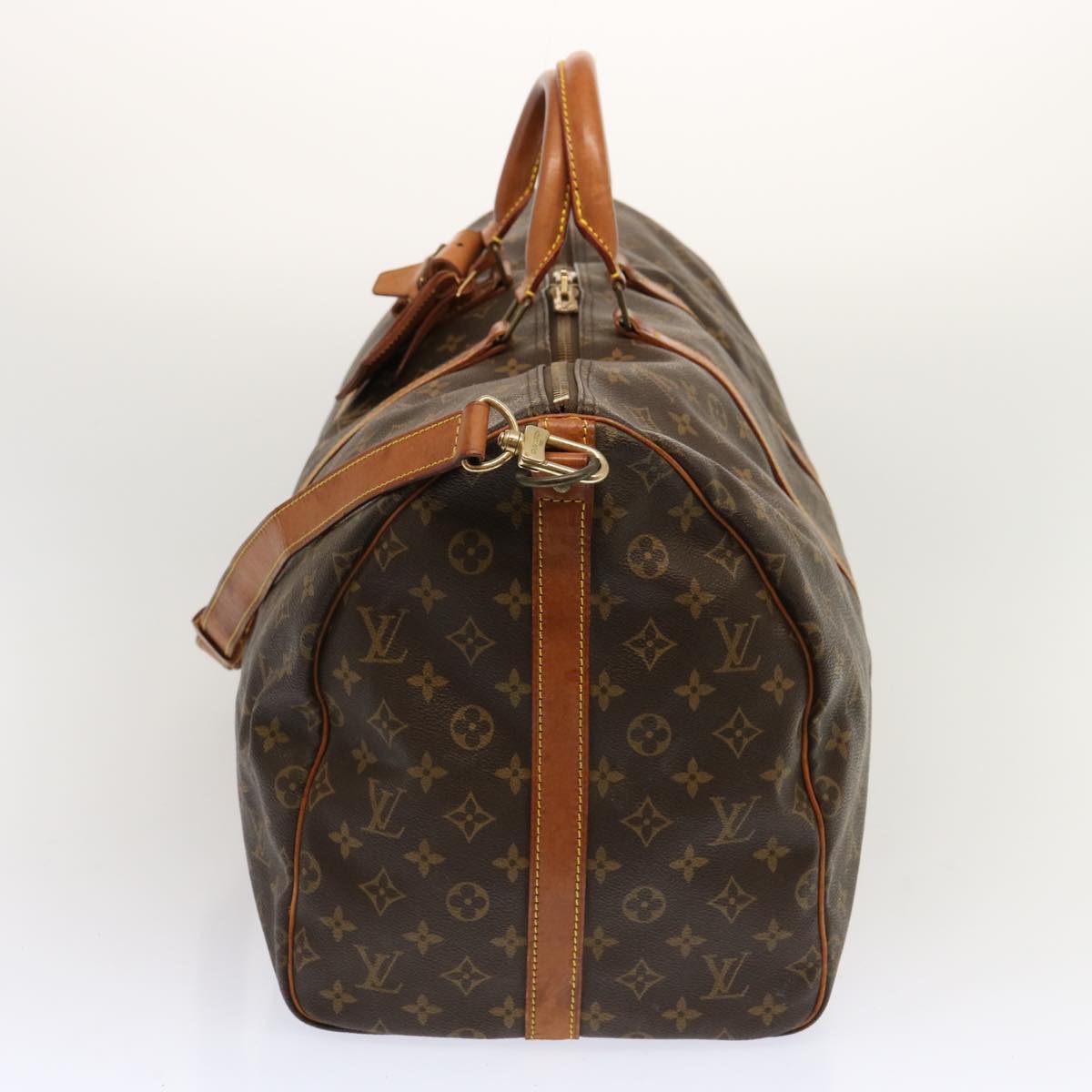 LOUIS VUITTON Monogram Keepall Bandouliere 55 Boston Bag M41414 LV 68957