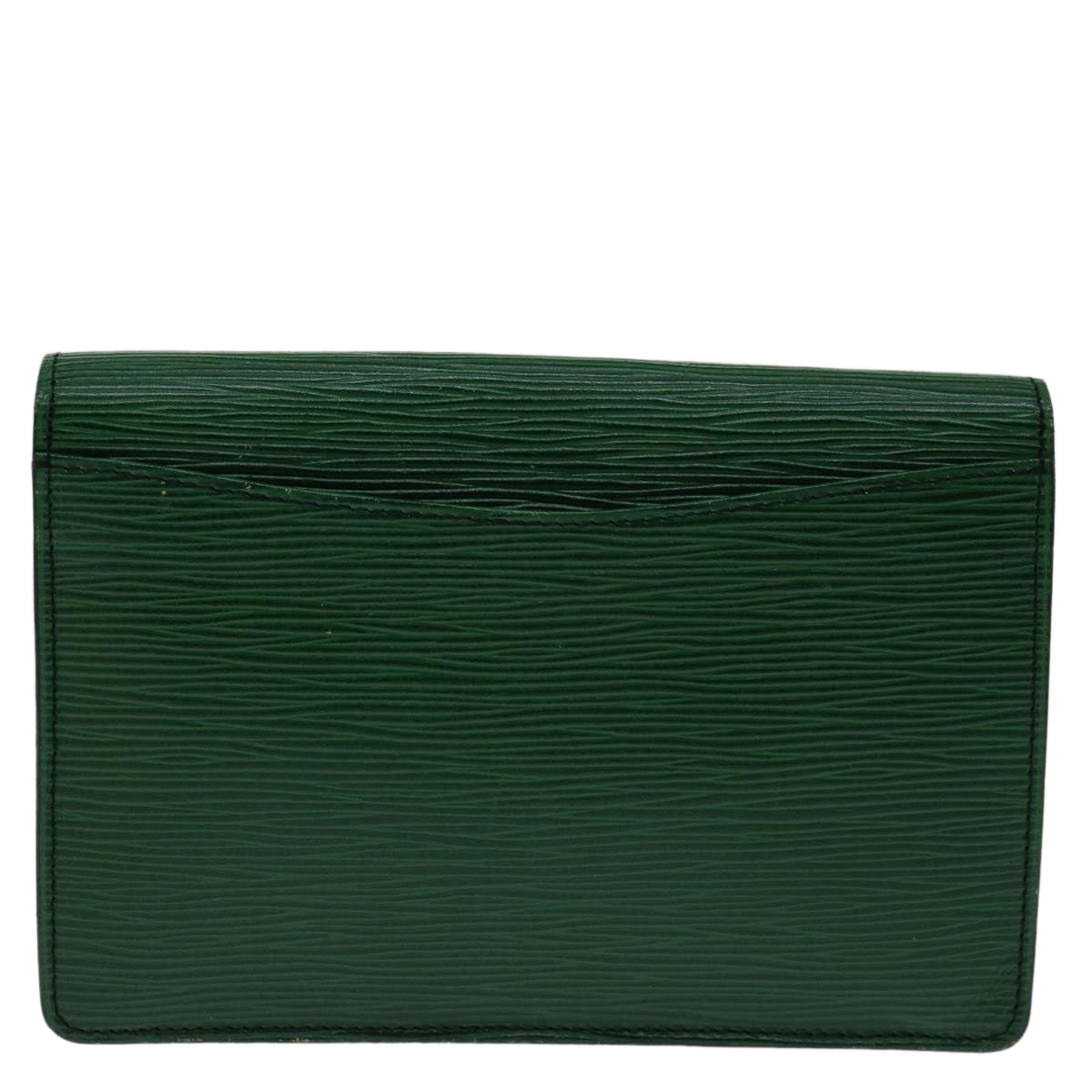LOUIS VUITTON Epi Montagne 20 Clutch Bag Green LV 68969