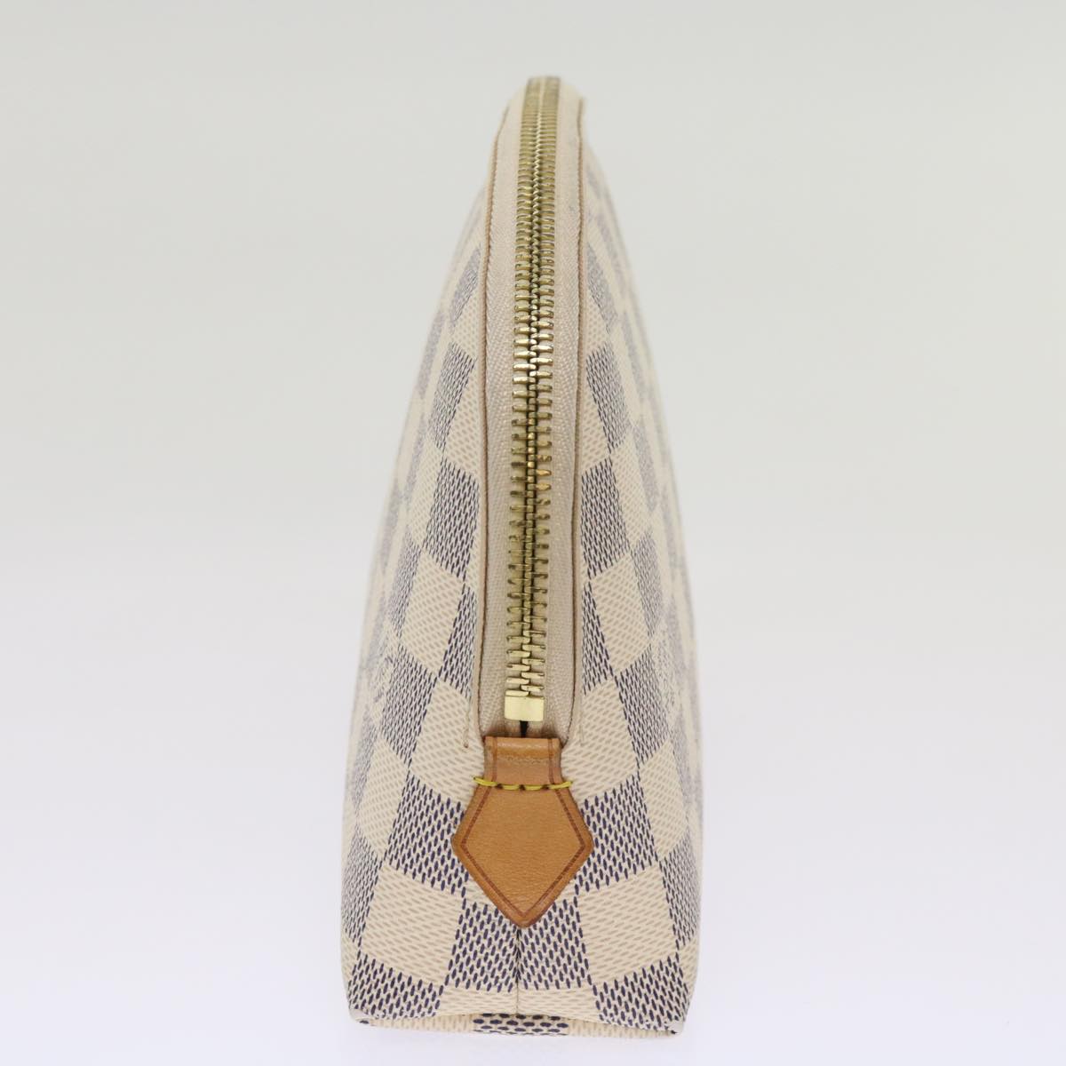 LOUIS VUITTON Damier Azur Pochette Cosmetic GM Pouch N23346 LV 68988
