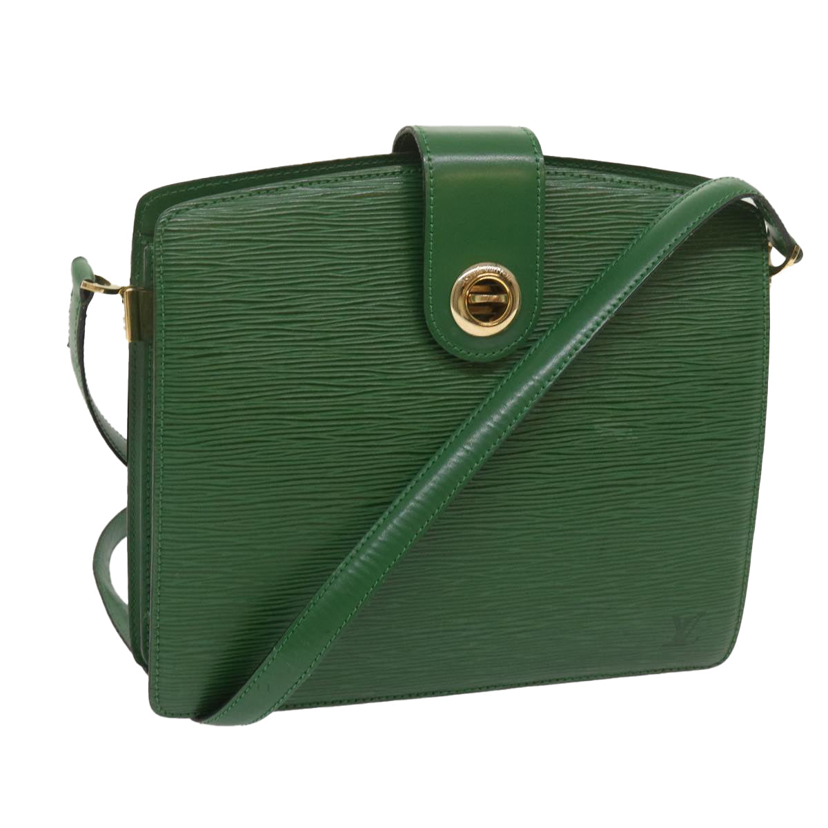 LOUIS VUITTON Epi Capuchin Shoulder Bag Green M52344 LV 68994
