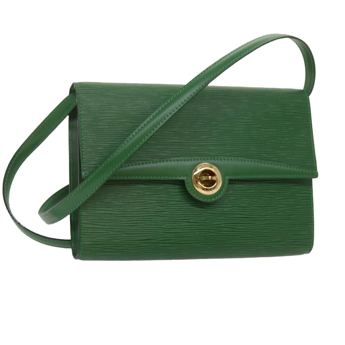 LOUIS VUITTON Epi Pochette Arche Shoulder Bag Green M52574 LV 68998