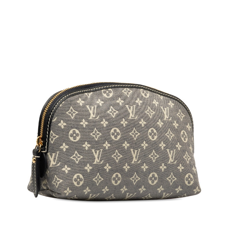 Louis Vuitton Monogram Idyl Poschet Cosmetic Pouch M40376 Anchor Grey Canvas Leather  Louis Vuitton