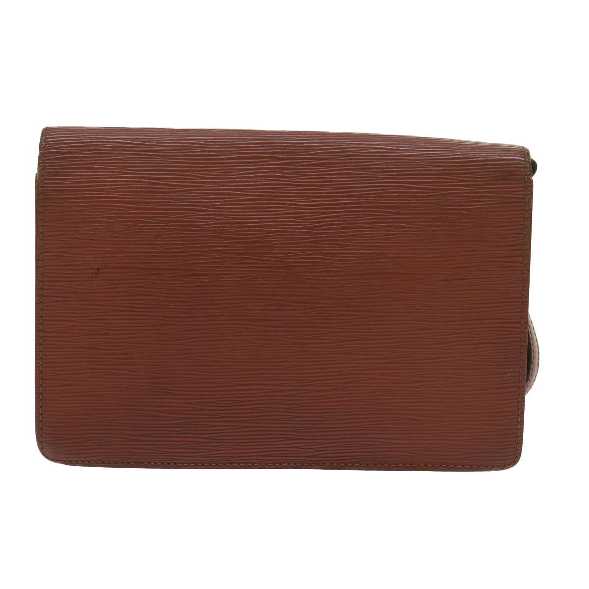 LOUIS VUITTON Epi Serie Dragonne Hand Bag Brown M52618 LV 69003