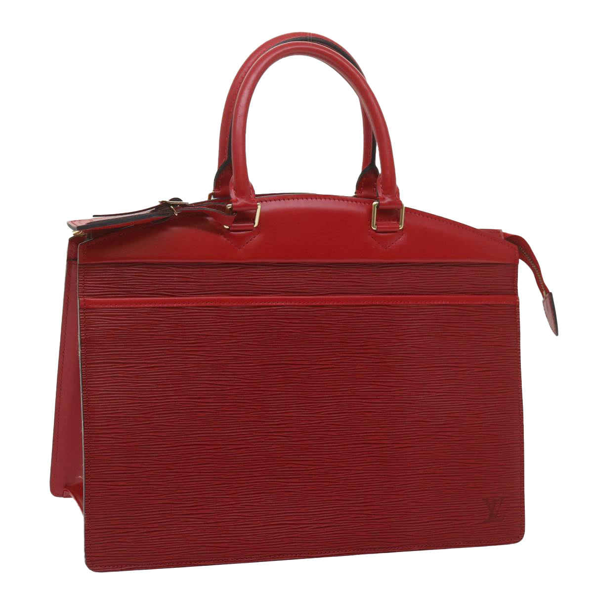LOUIS VUITTON Epi Riviera Hand Bag Red M48187 LV 69010