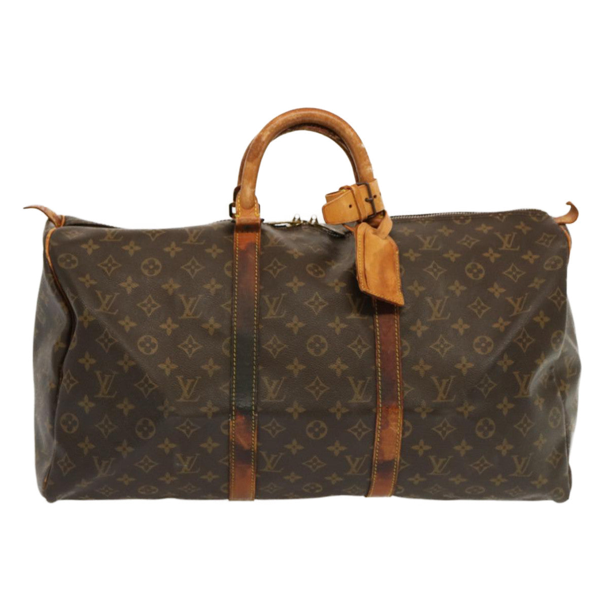 LOUIS VUITTON Monogram Keepall 50 Boston Bag M41426 LV 69034