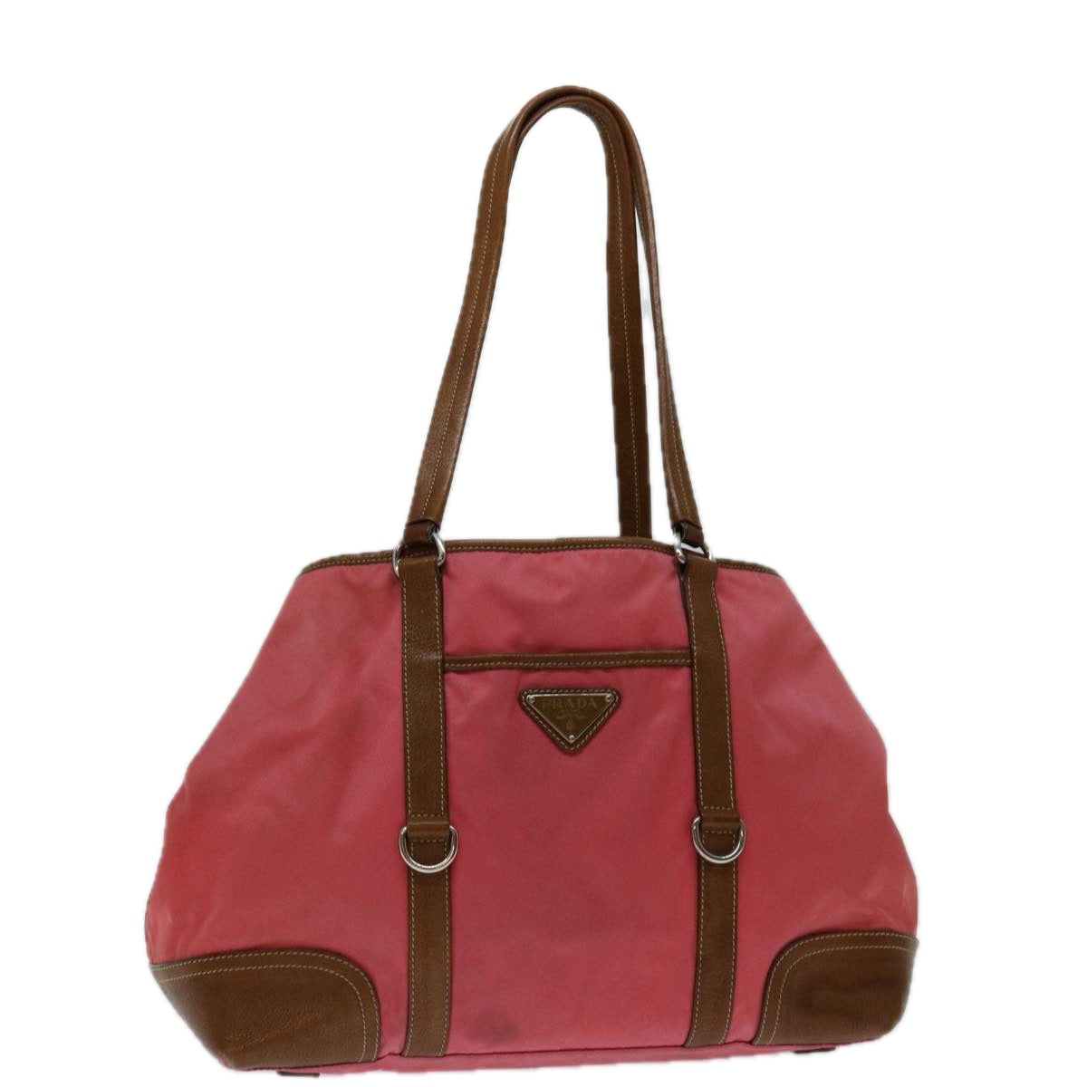 Luxury PradaTote Bag Nylon Pink 69054
