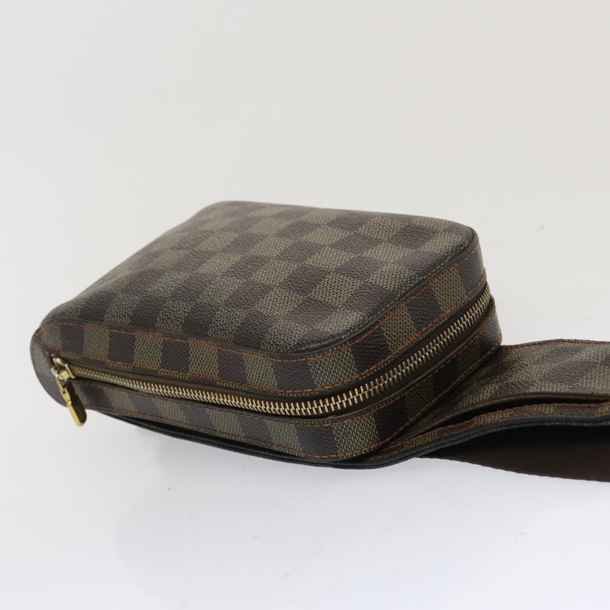 LOUIS VUITTON Damier Ebene Geronimos Shoulder Bag N51994 LV 69068