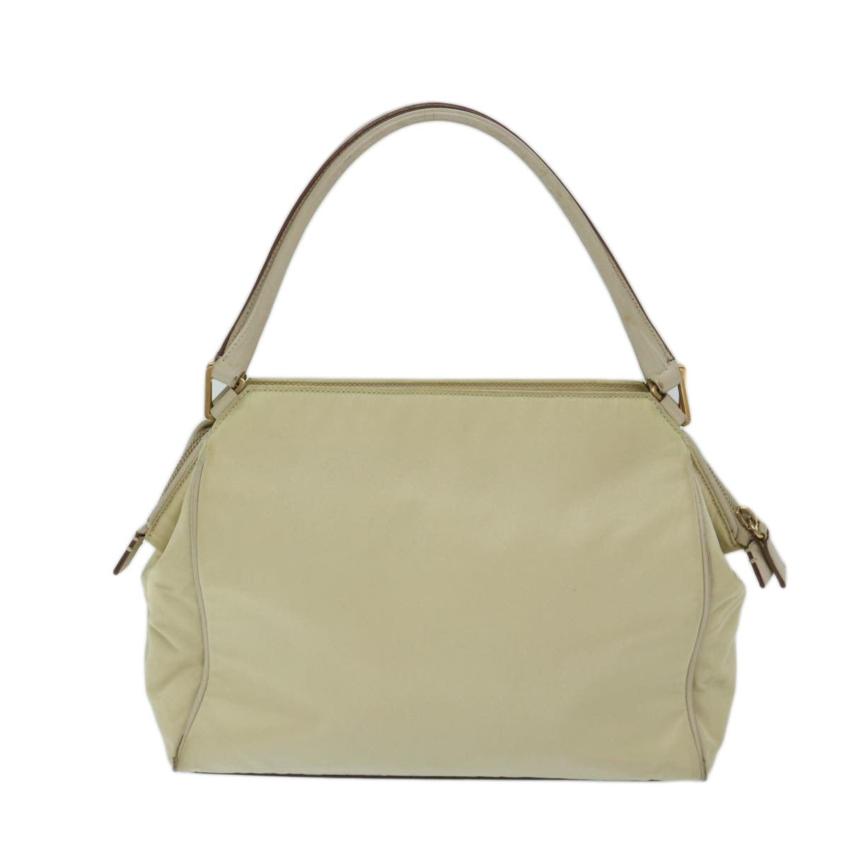 Luxury PradaHand Bag Nylon Beige 69075
