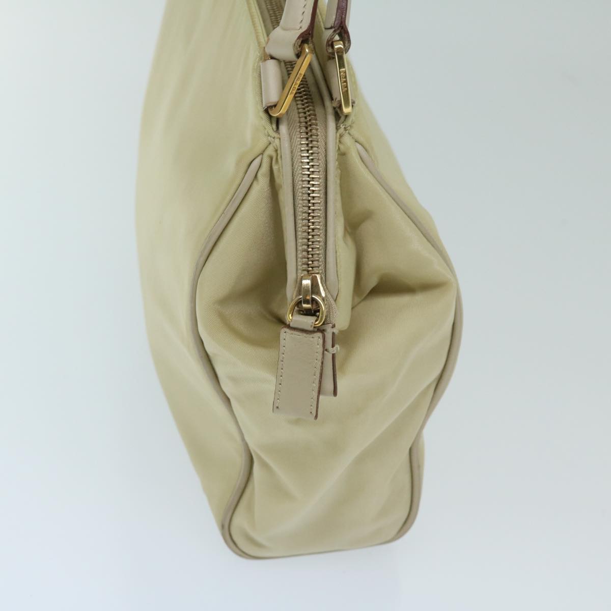 Luxury PradaHand Bag Nylon Beige 69075