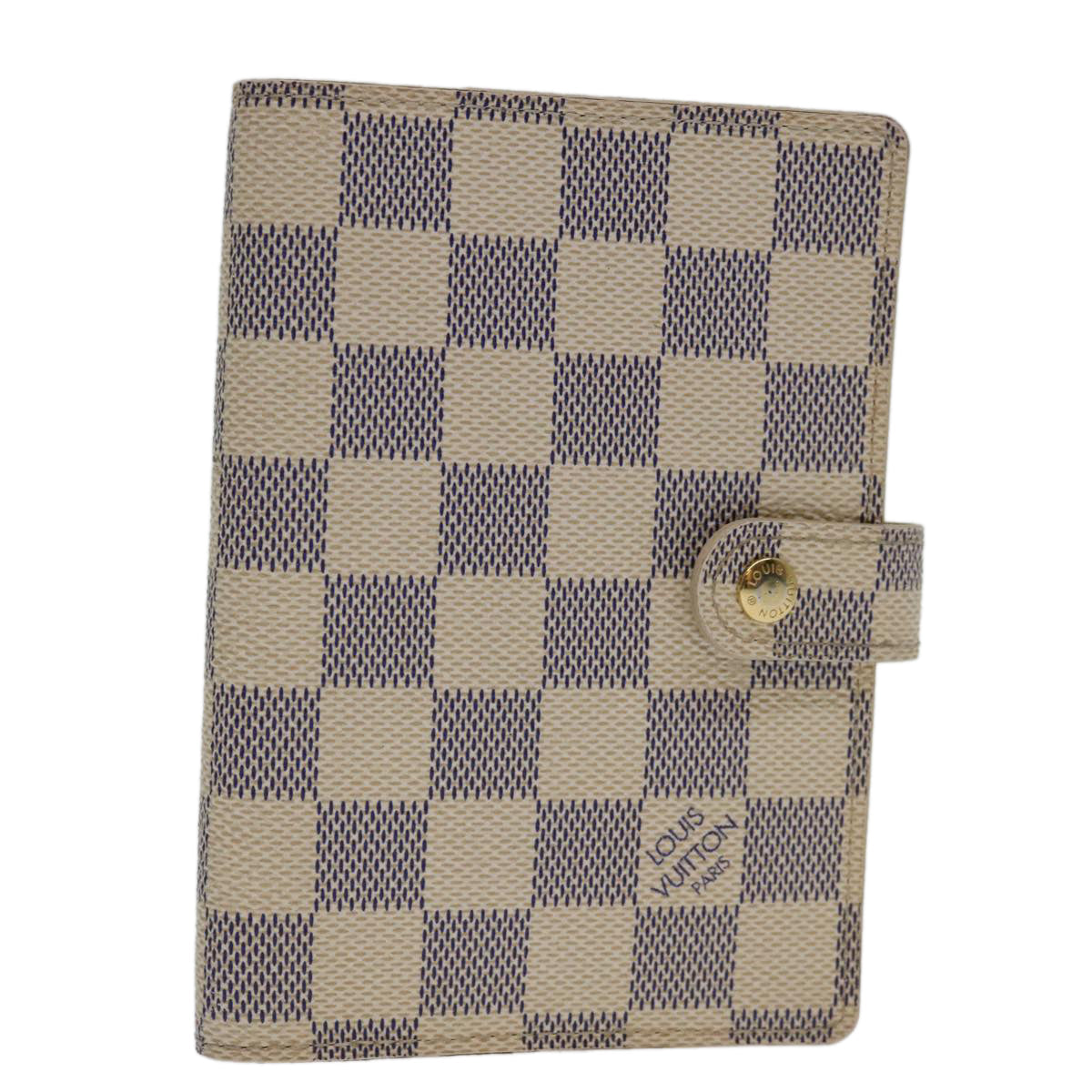 LOUIS VUITTON Damier Azur Agenda PM Day Planner Cover R20706 LV 69086