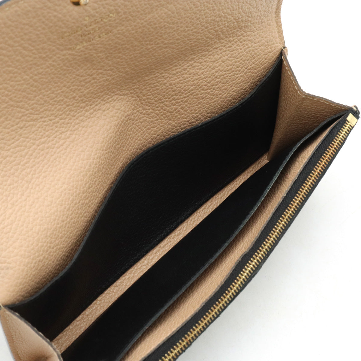 Louis Vuitton Monogram Emplant Portfolio Emily Two Folded Wallet Two Folded Wallet Noneir Black M62369