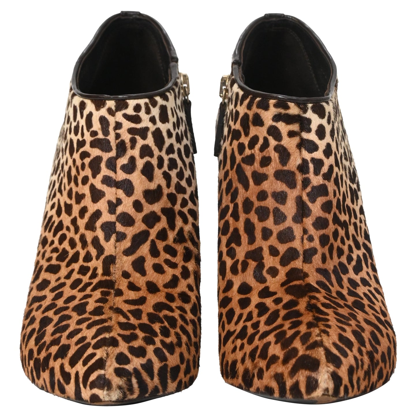 Gucci Leopard Ankle Booties in Animal Print Ponyhair