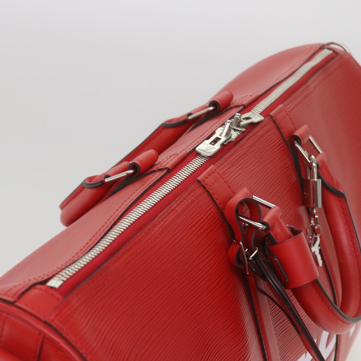 LOUIS VUITTON Epi Supreme Keepall Bandouliere 45 Bag Red M53419 LV 69102S