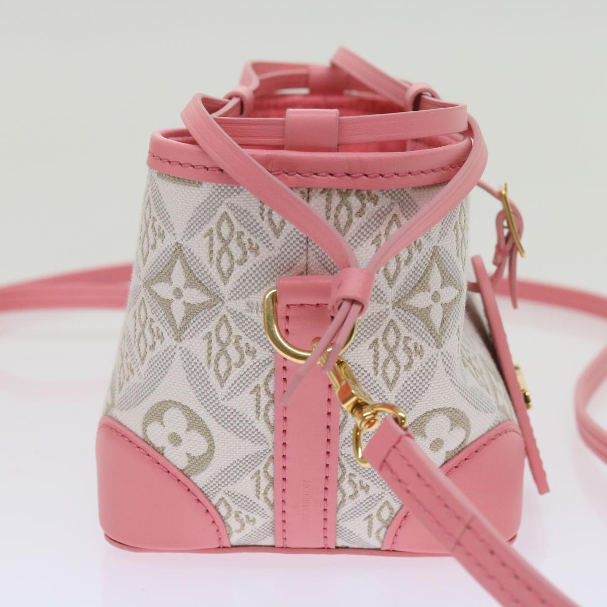 LOUIS VUITTON Pre Owned 1854 Print Noe Perth Bag Pink M81112 LV 69112SA
