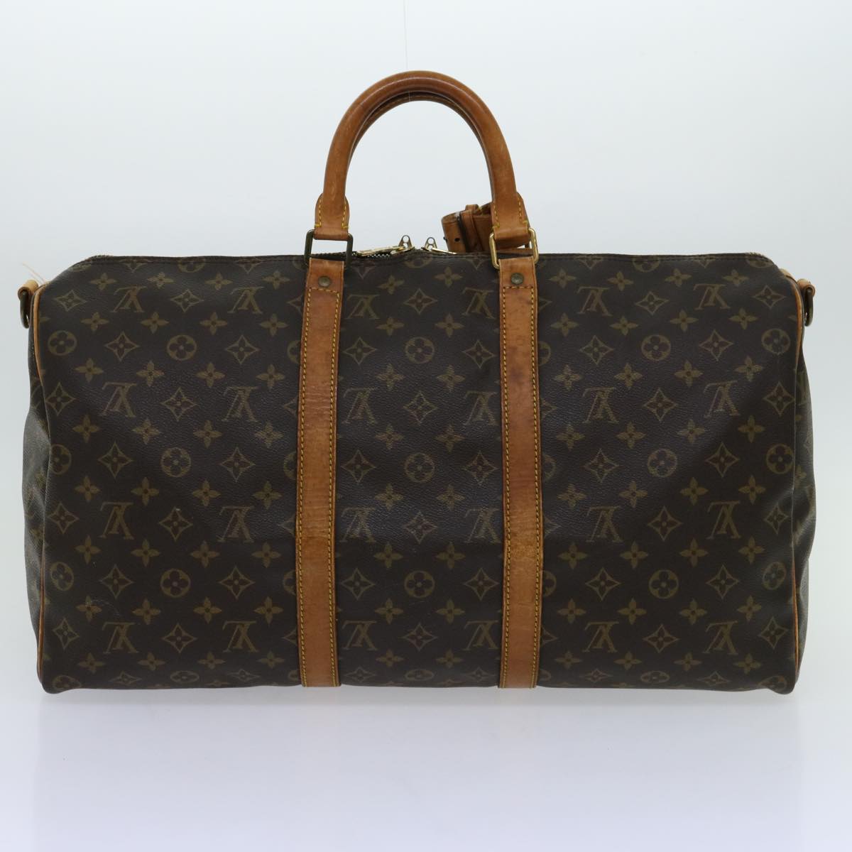 LOUIS VUITTON Monogram Keepall Bandouliere 50 Boston Bag M41416 LV 69122