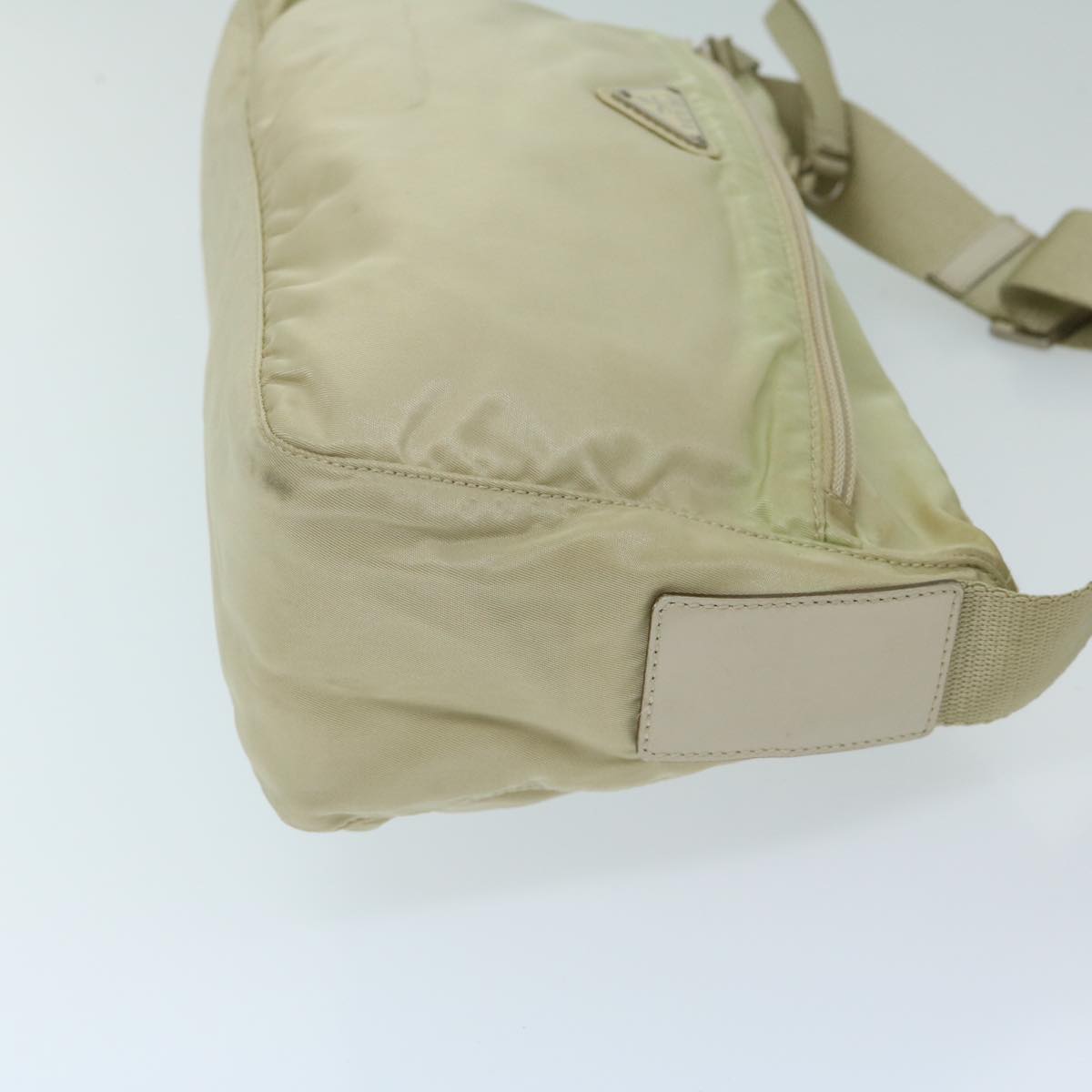Luxury PradaShoulder Bag Nylon Beige 69153