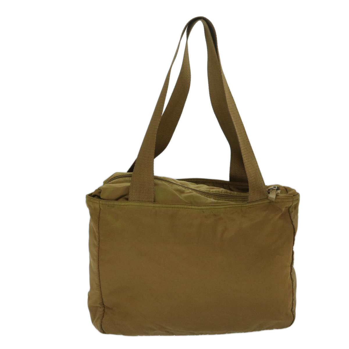 Luxury PradaShoulder Bag Nylon Khaki 69201