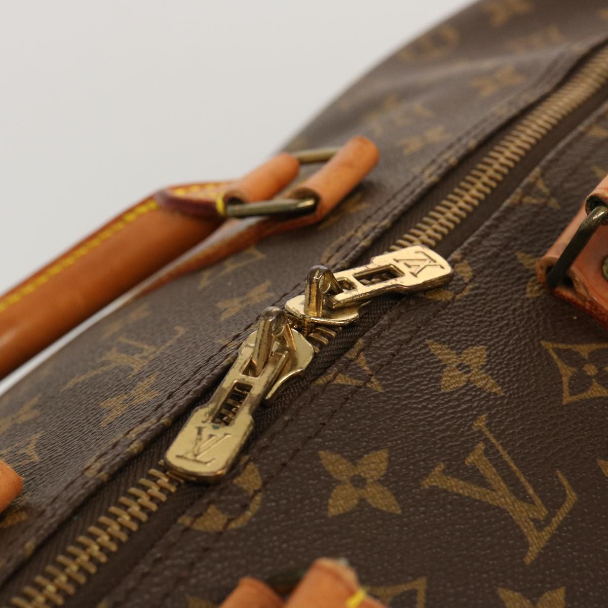 LOUIS VUITTON Monogram Keepall 55 Boston Bag M41424 LV 69228