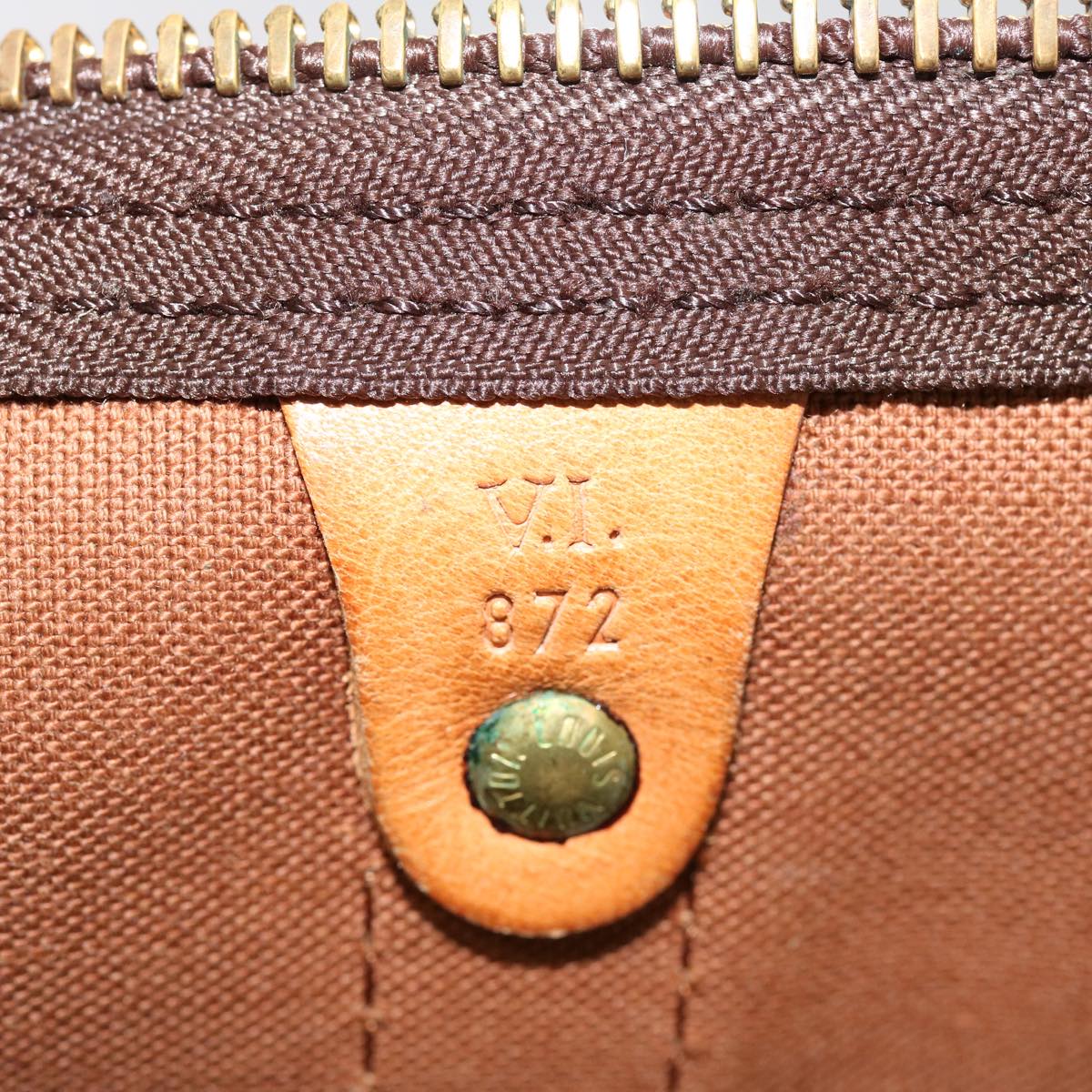 LOUIS VUITTON Monogram Keepall 55 Boston Bag M41424 LV 69228