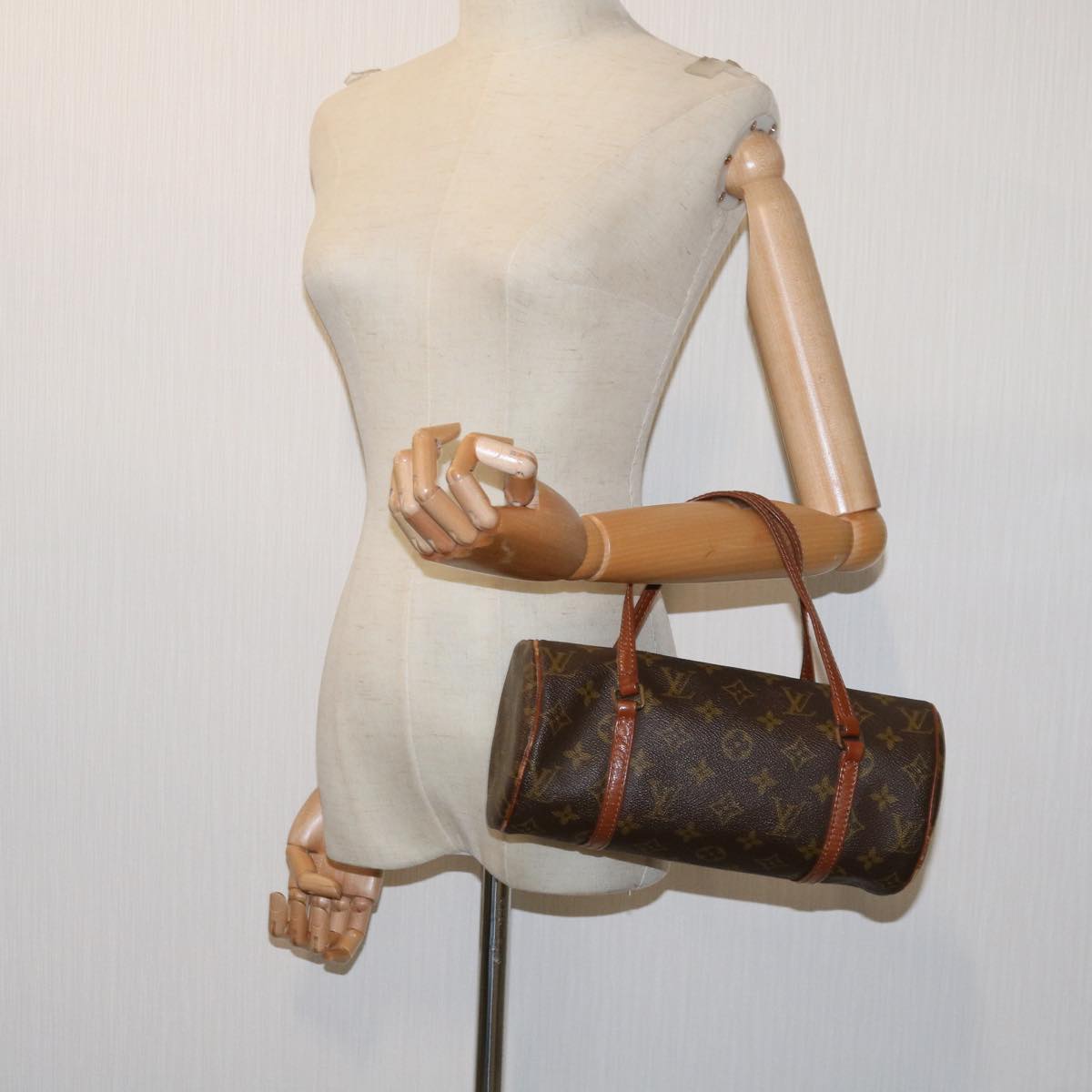 LOUIS VUITTON Monogram Papillon 26 Hand Bag M51386 LV 69233