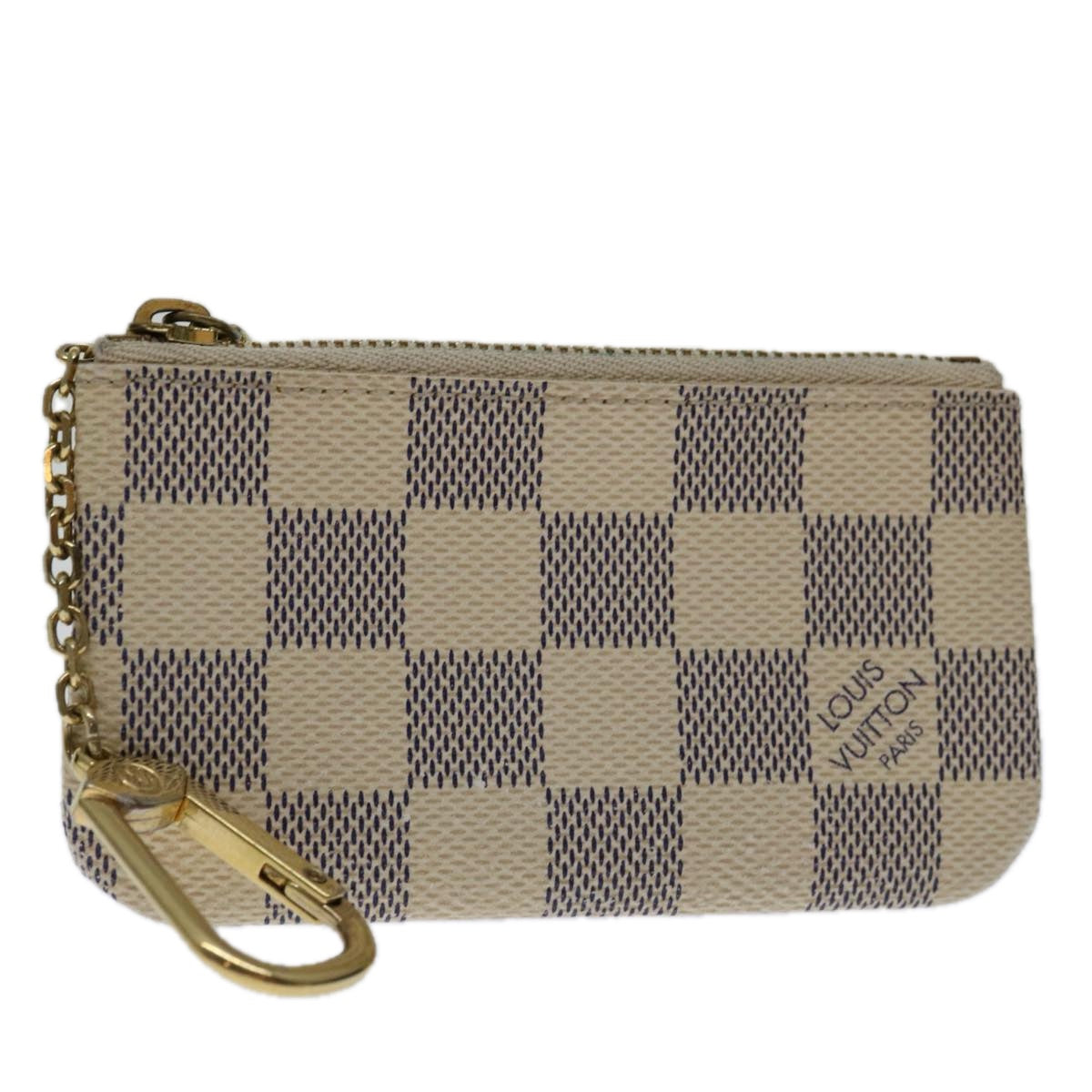 LOUIS VUITTON Damier Azur Pochette Cles Coin Purse N62659 LV 69263
