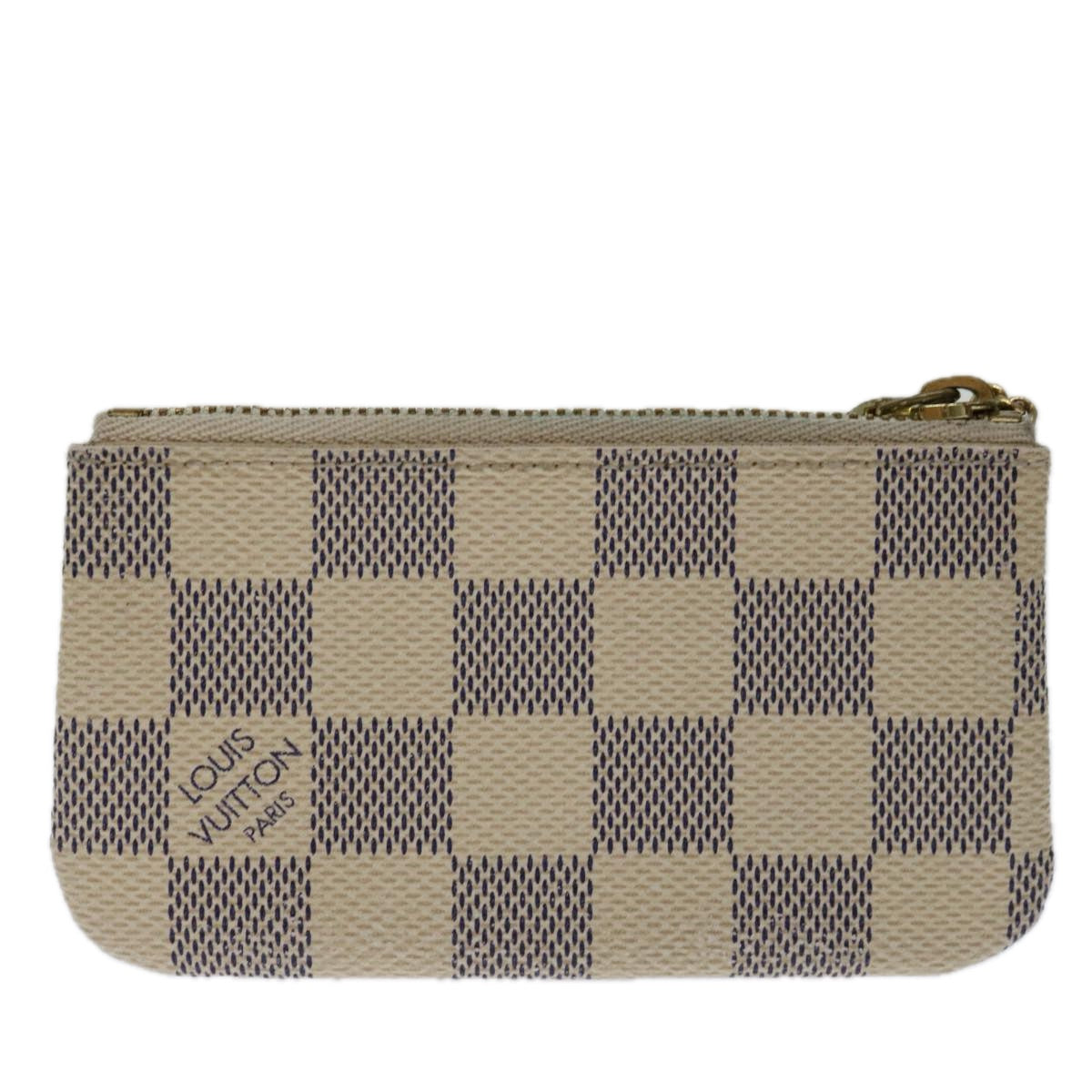 LOUIS VUITTON Damier Azur Pochette Cles Coin Purse N62659 LV 69263
