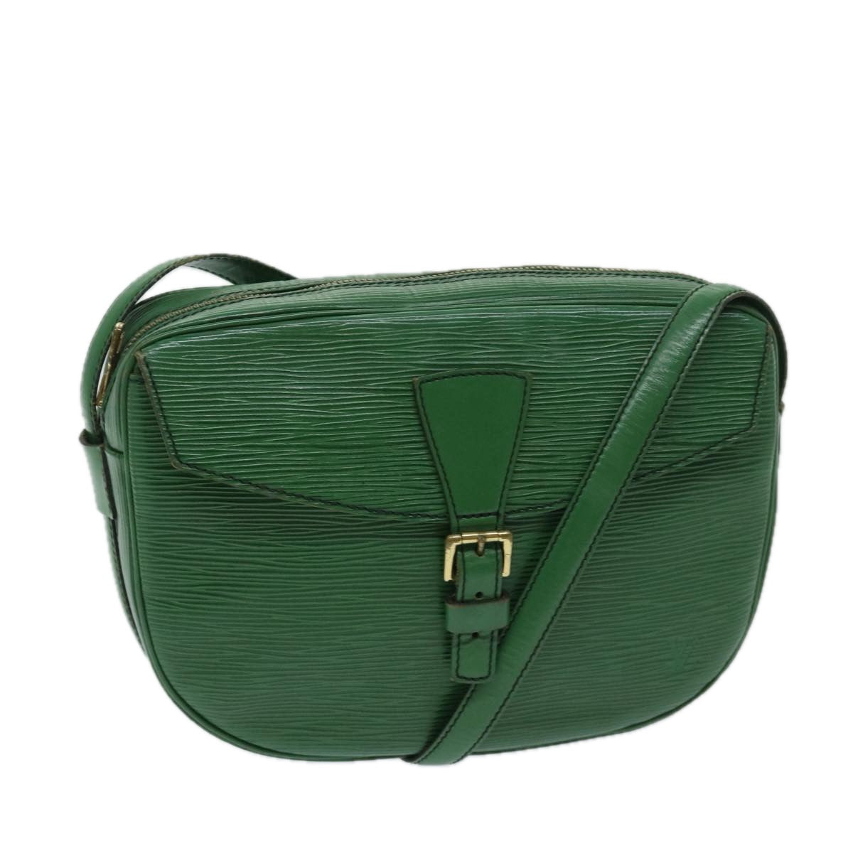 LOUIS VUITTON Epi Jeune Fille MM Shoulder Bag Green M52154 LV 69277