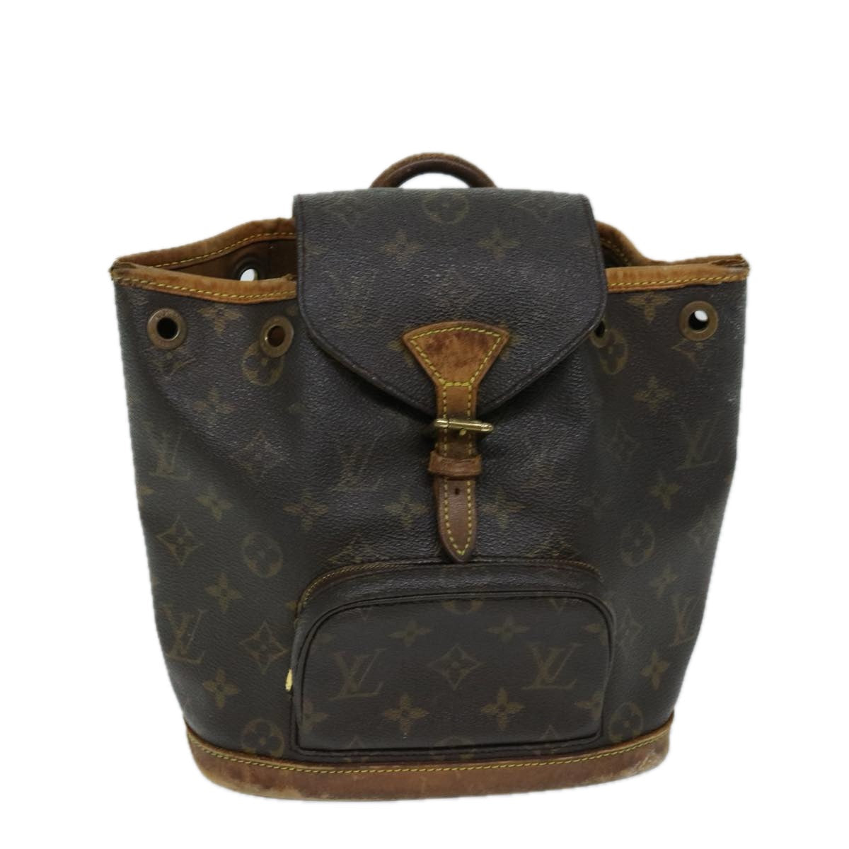 LOUIS VUITTON Monogram Montsouris PM Backpack M51137 LV 69280