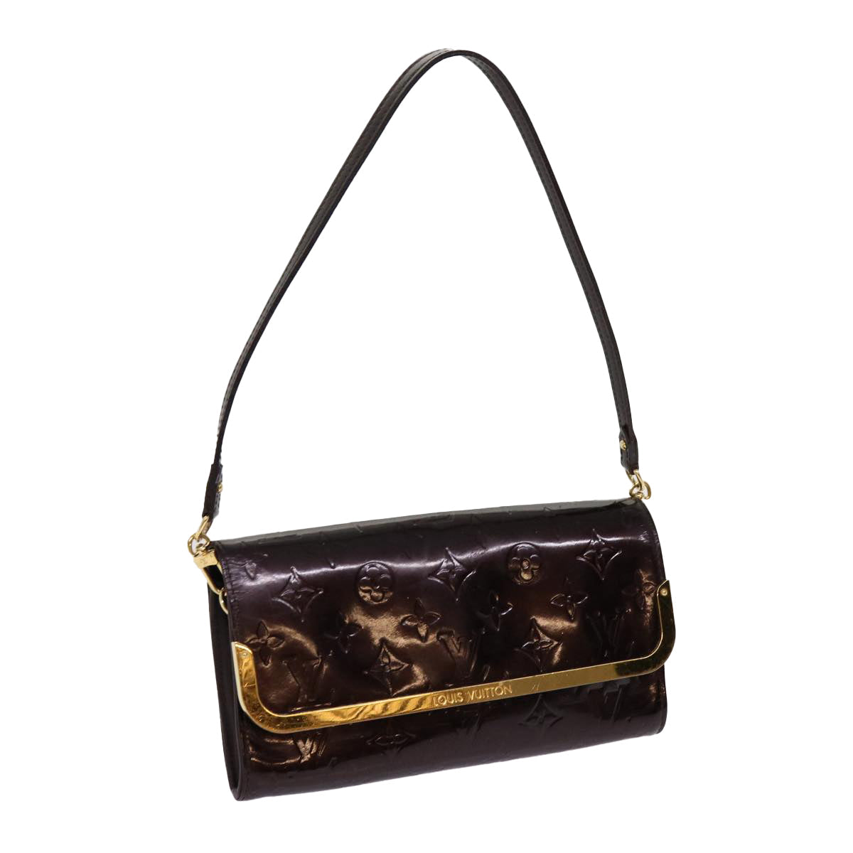 LOUIS VUITTON Monogram Vernis Rossmore MM Bag Rouge Favist M91551 LV 69283