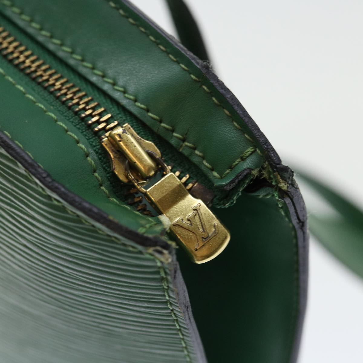 LOUIS VUITTON Epi Saint Jacques Shopping Shoulder Bag Green M52264 69295