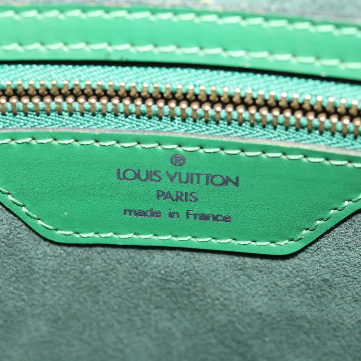 LOUIS VUITTON Epi Saint Jacques Shopping Shoulder Bag Green M52264 69295
