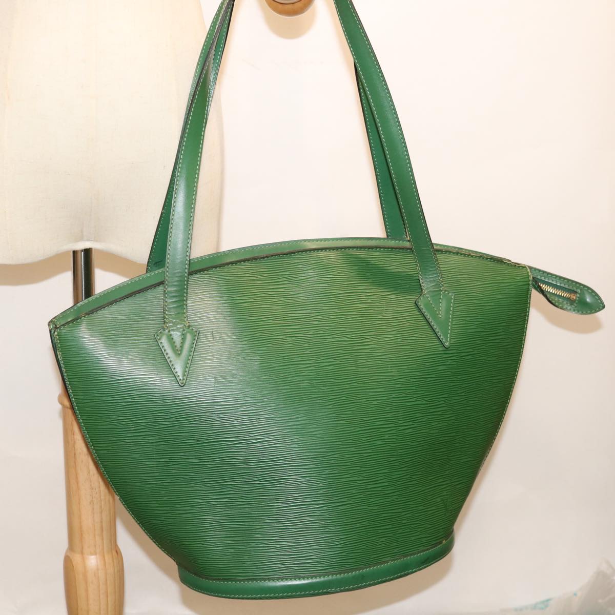 LOUIS VUITTON Epi Saint Jacques Shopping Shoulder Bag Green M52264 69295