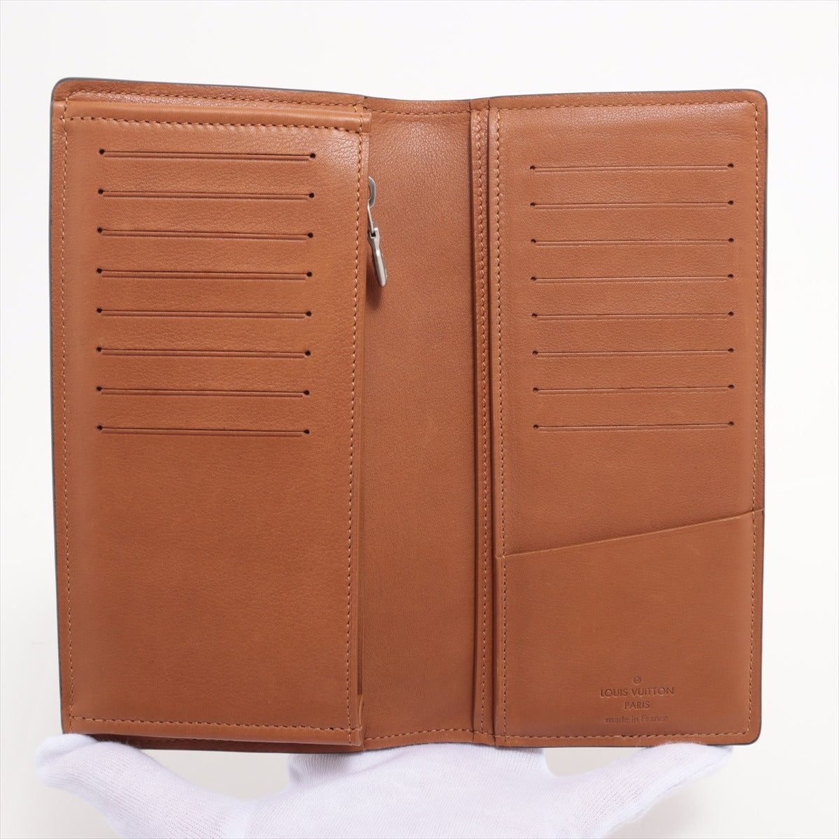 Louis Vuitton LV Logo Portefolio Brother M81756 Brown Long   Wallet