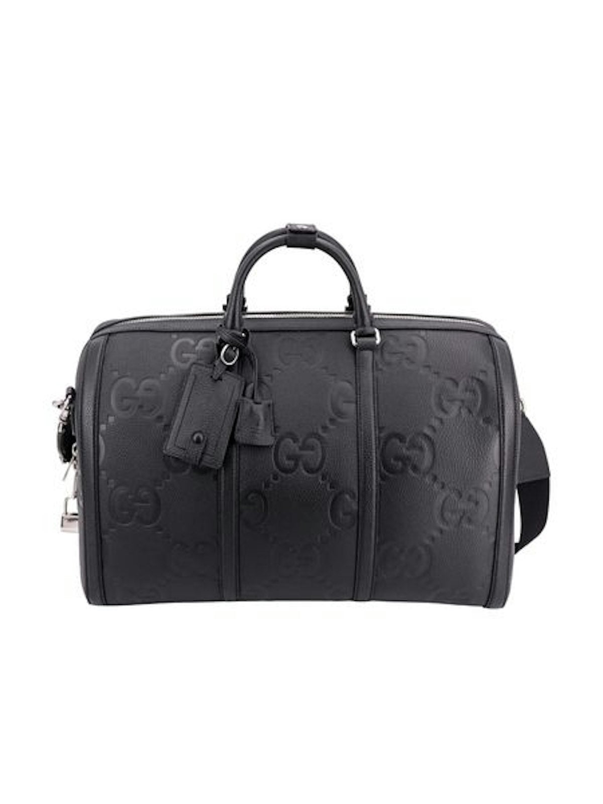 Luxury Gucci Trending 2025 Men's Jumbo Gg Travel Bag in Black | 725282AABY7