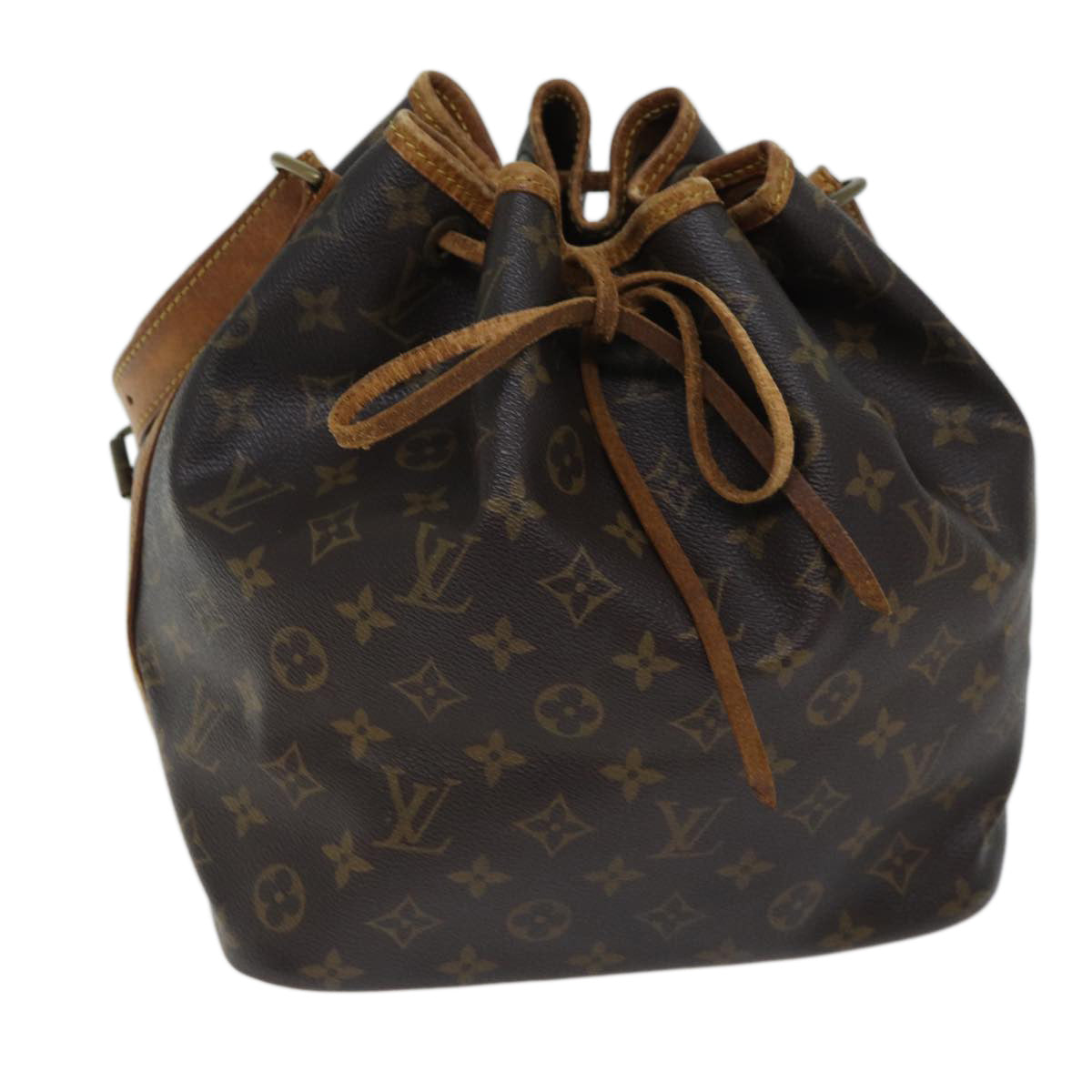 LOUIS VUITTON Monogram Petit Noe Shoulder Bag M42226 LV 69308